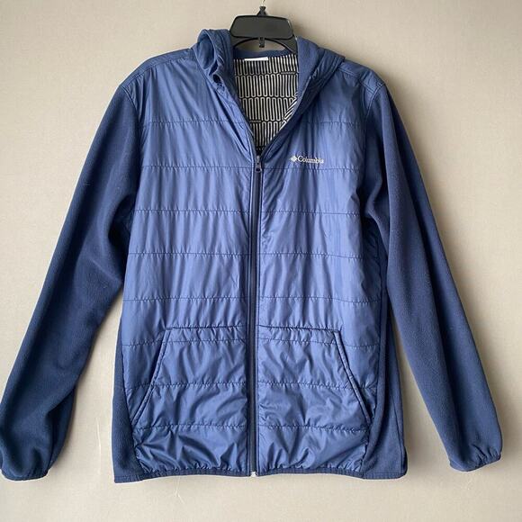 Columbia sz L thermal fleece kangaroo pouch‎ jacket - Picture 1 of 8